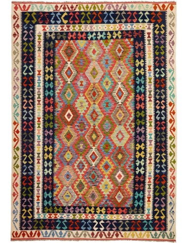 Hand made rug Afghan Kilim Afghanistan cm.204x292