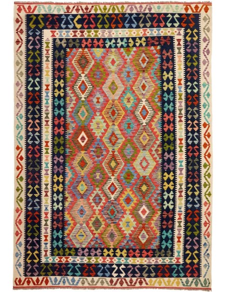 Hand made rug Afghan Kilim Afghanistan cm.204x292