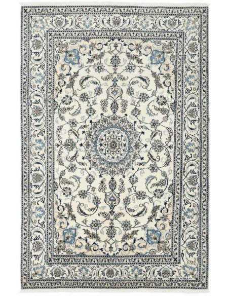 Hand made rug Nain Kashmar Persia cm.198x307