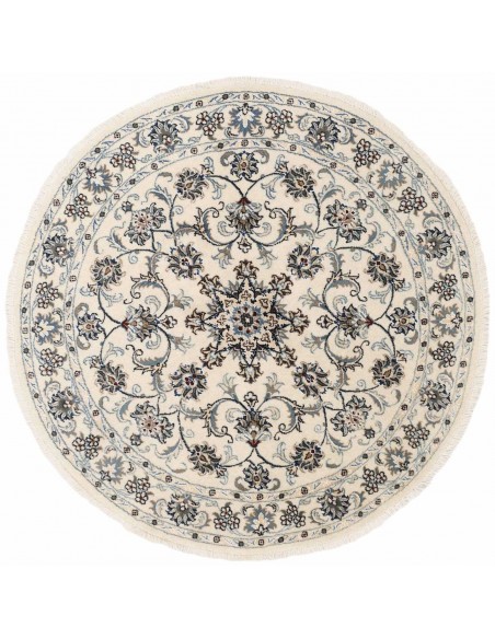 Hand made rug Nain Kashmar Persia cm.140x140