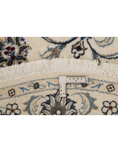 Hand made rug Nain Kashmar Persia cm.140x140 2