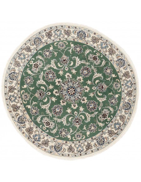 Hand made rug Nain Kashmar Persia cm.147x147