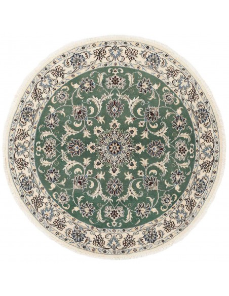 Hand made rug Nain Kashmar Persia cm.147x147