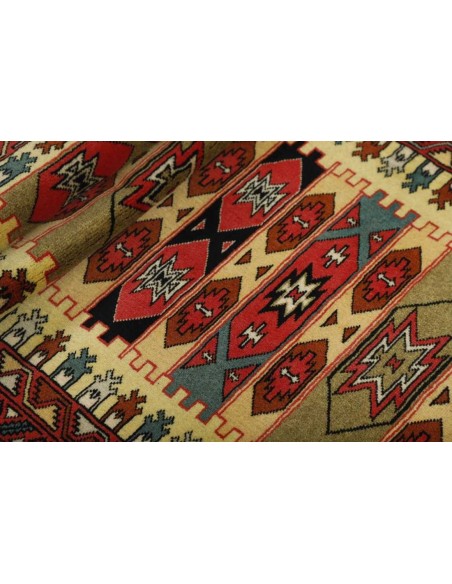 Hand made rug Torkaman Fine Persia cm.89x292