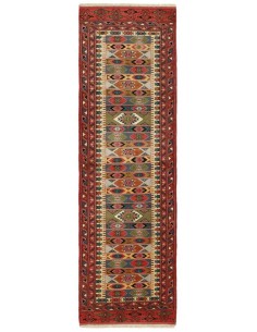Hand made rug Torkaman Fine Persia cm.87x288
