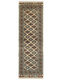 Hand made rug Torkaman Fine Persia cm.84x287