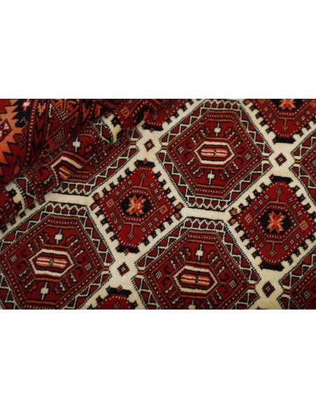 Hand made rug Torkaman Fine Persia cm.157x248