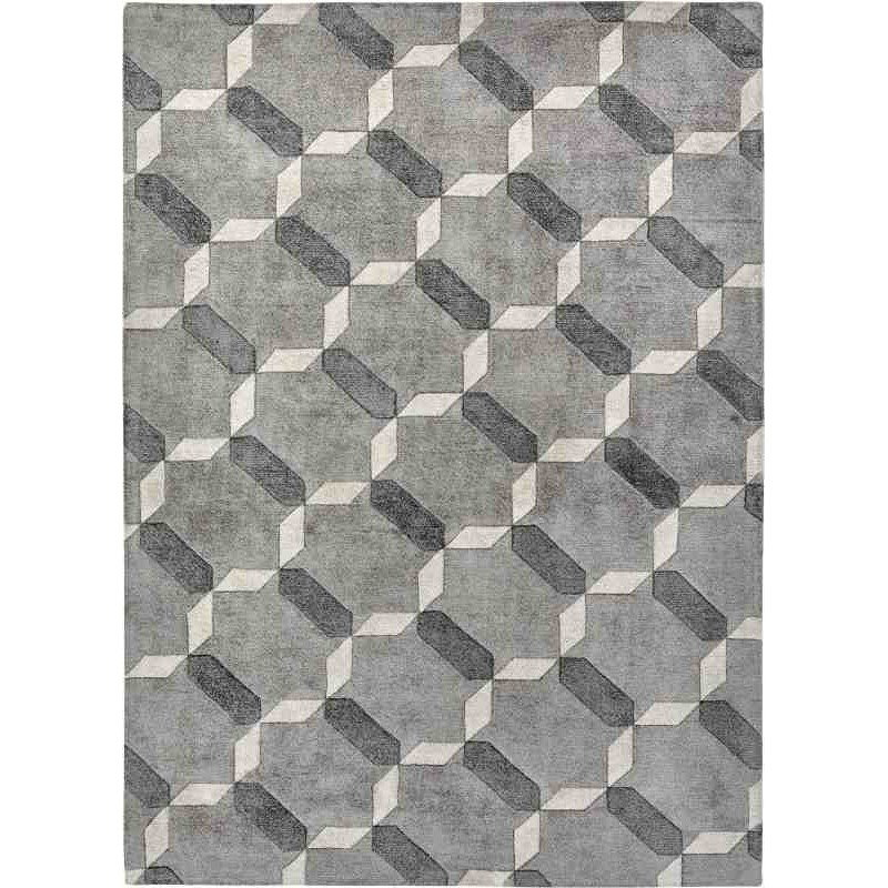 tappeto PENELOPE SITAP GREY SETA geometrico da EUR 890.6