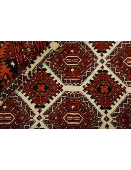 Hand made rug Torkaman Fine Persia cm.155x247