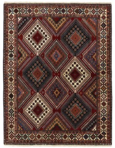 Hand made rug Yalameh Persia cm.155x198