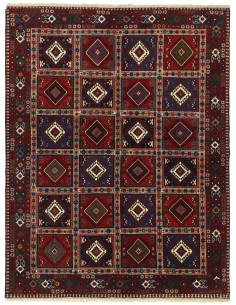 Hand made rug Yalameh Persia cm.152x193