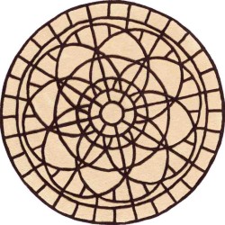 Carpet PORTOFINO SITAP 18 130 ROTONDO LANA geometrico da EUR 328.18