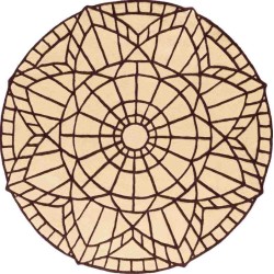 Carpet PORTOFINO SITAP 18 165 ROTONDO LANA geometrico da EUR 512.4