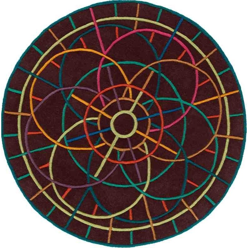 tappeto PORTOFINO SITAP MULTI 130 ROTONDO LANA geometrico da EUR 328.18