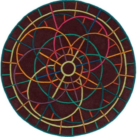 Carpet PORTOFINO SITAP MULTI 130 ROTONDO LANA geometrico da EUR 328.18