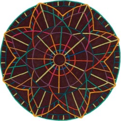 tappeto PORTOFINO SITAP MULTI 165 ROTONDO LANA geometrico da EUR 512.4