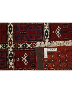 Hand made rug Torkaman Fine Persia cm.83x125 2