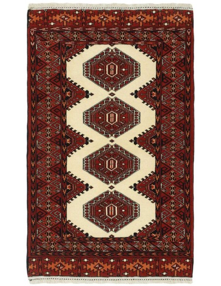 Hand made rug Torkaman Fine Persia cm.85x125