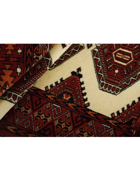 Hand made rug Torkaman Fine Persia cm.85x125