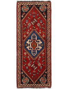 Hand made rug Shiraz Persia cm.64x158