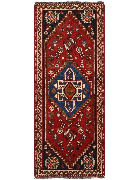 Hand made rug Shiraz Persia cm.64x158