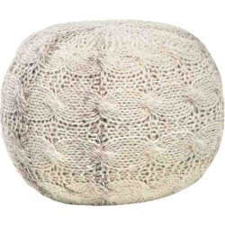 puff PUFF SITAP OSLO IVORY  LANA tinta unita da EUR 219.6