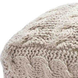 puff PUFF SITAP OSLO SQUARE IVORY  LANA tinta unita da EUR 298.9 2