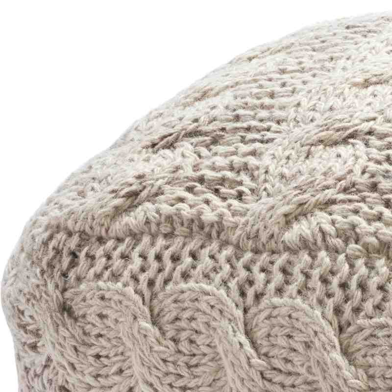 puff PUFF SITAP OSLO SQUARE IVORY  LANA tinta unita da EUR 298.9