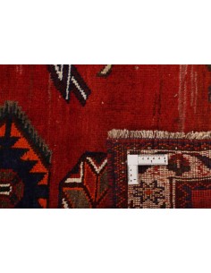 Hand made rug Kashghai Old Figural Persia cm.165x255 2