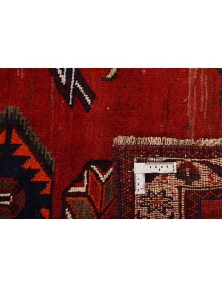 Hand made rug Kashghai Old Figural Persia cm.165x255
