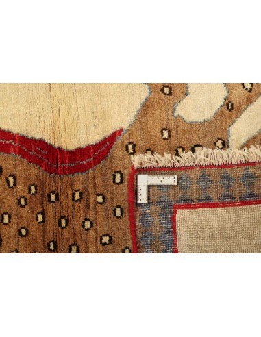 Hand made rug Kashghai Old Figural Persia cm.97x145