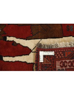 Hand made rug Kashghai Old Figural Persia cm.108x148 2