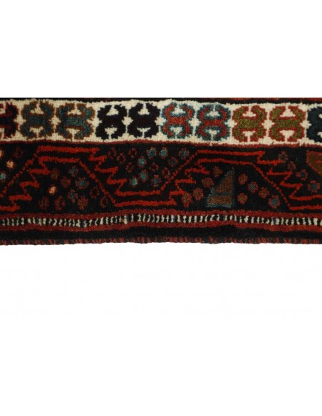 Hand made rug Kashghai Old Figural Persia cm.108x148