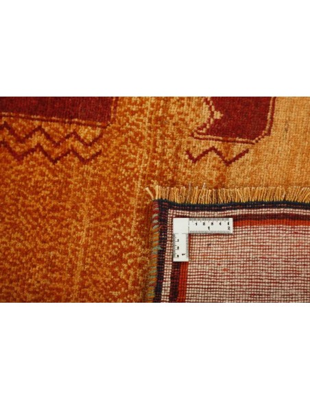 Hand made rug Kashghai Old Figural Persia cm.121x193