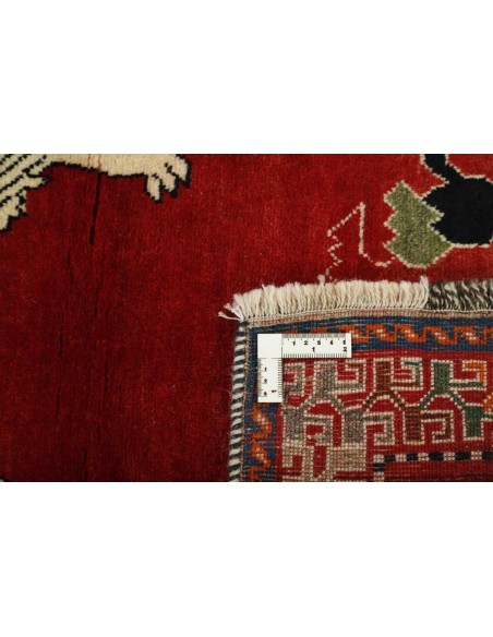 Hand made rug Kashghai Old Figural Persia cm.117x158
