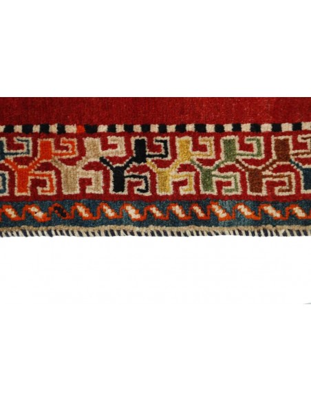 Hand made rug Kashghai Old Figural Persia cm.117x158