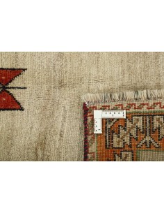 Hand made rug Kashghai Old Figural Persia cm.140x247 2
