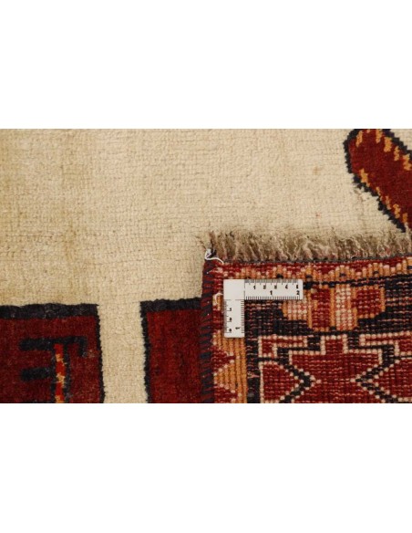 Hand made rug Kashghai Old Figural Persia cm.132x207