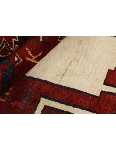 Hand made rug Kashghai Old Figural Persia cm.132x207