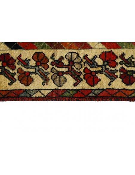 Hand made rug Kashghai Old Figural Persia cm.153x296