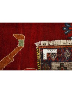 Hand made rug Kashghai Old Figural Persia cm.162x240 2
