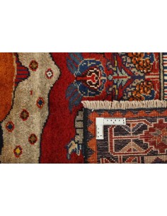 Hand made rug Kashghai Old Figural Persia cm.128x207 2