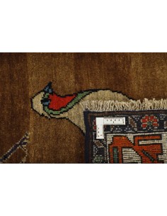 Hand made rug Kashghai Old Figural Persia cm.152x238 2