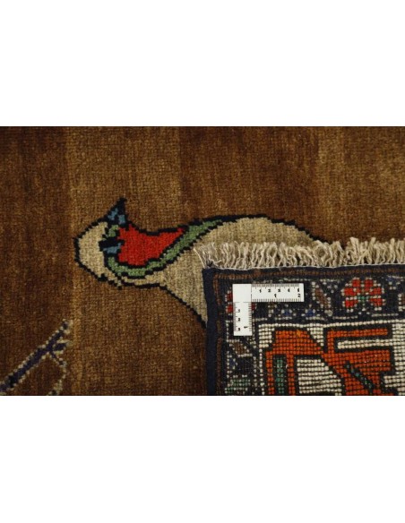 Hand made rug Kashghai Old Figural Persia cm.152x238