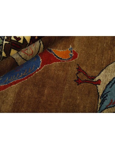 Hand made rug Kashghai Old Figural Persia cm.152x238