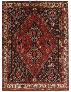 Hand made rug Kashghai Persia cm.167x223