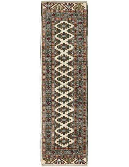 Hand made rug Torkaman Fine Persia cm.86x299