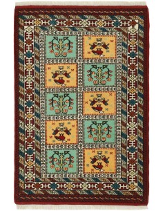 Hand made rug Torkaman Fine Persia cm.84x125