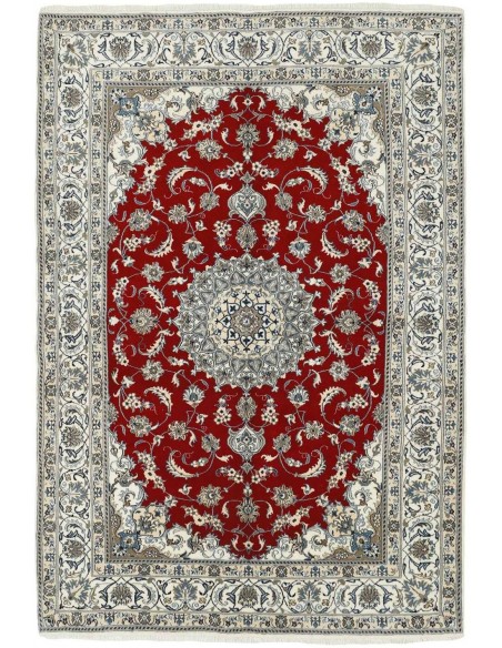 Hand made rug Nain Kashmar Persia cm.206x298