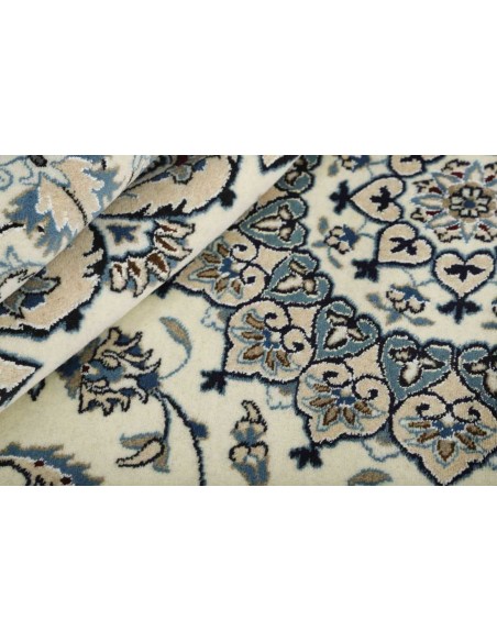 Hand made rug Nain Kashmar Persia cm.195x296